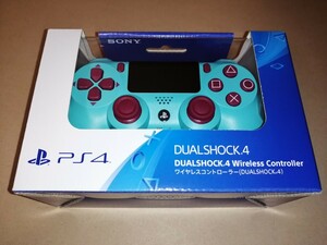 新品　PS4 ワイヤレスコントローラー DUALSHOCK 4　ベリー・ブルー