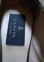 ＬＡＮＶＩＮ　ポインテッドトゥ　ラメ入りハイヒール　２２センチ　８センチヒール　使用感あり　中古品_画像10