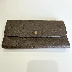 【未使用】LOUIS VUITTON ルイヴィトン 長財布 モノグラム アンプラント ポルトフォイユ ヴィルドゥオーズ 財布 ブラウン 茶色