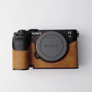 【新品】SONY A7C2 α7C2 α7CR A7CR 専用 本革 カメラケース