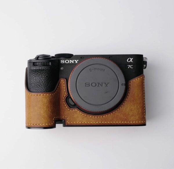 【新品】SONY A7C2 α7C2 α7CR A7CR 専用 本革 カメラケース