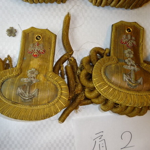 (肩2)大日本帝国海軍佐官・大尉正肩章ジャンク品セット(エポレット)の画像3
