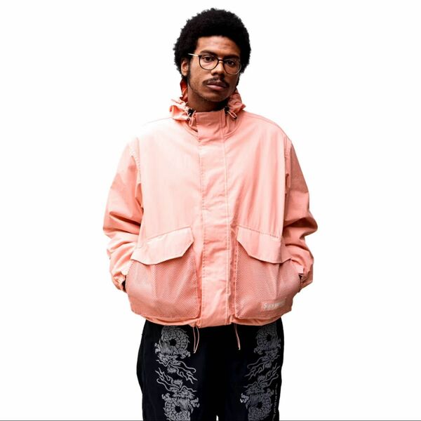 Supreme Mesh Pocket Cargo Jacket M pink