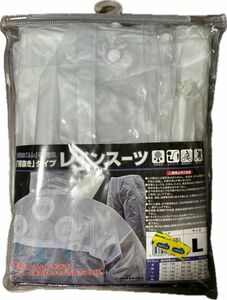 カッパ上下セット　レインウェア　雨具　アウトドアウェア　透明