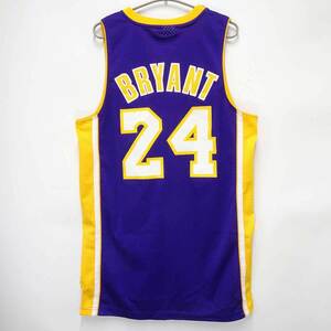 【中古】アディダス ロサンゼルス レイカーズ LAKERS NBA ジャージ ユニフォーム #24 コービーブライアント BRYANT M(USサイズ) ADIDAS