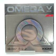 【中古・未使用品】エクシオン オメガ V プロ 卓球ラバー OMEGA V PRO 赤 2.0 XION_画像1