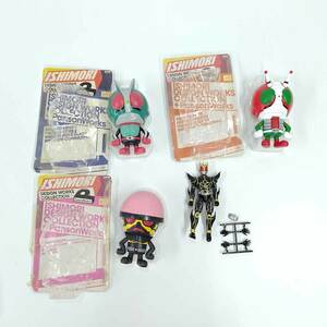 [ used ] Kamen Rider new 2 number V3 person structure human is ka Ida - stone forest design Works collection sofvi extra Kuuga figure 