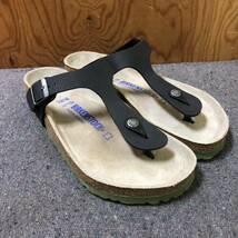 美品　BIRKENSTOCK GIZEH Soft Footbed ビルケンシュトック ギゼ　 ソフトフットベッド　サンダル 39 25cm_画像1