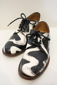 Vivienne Westwood Utility Derby Lace Up Shoes ヴィヴィアンウエストウッド 38 ブラック×ホワイト 【中古】 O-23-11-26-121-sh-IG-OS