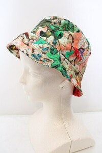 【USED】Vivienne Westwood Lily Print バケットハット ヴィヴィアンウエストウッド ビビアン マルチ 【中古】 O-24-04-07-060-ha-IG-OS