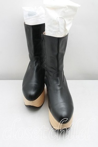 【USED】Vivienne Westwood ロッキンホースブーツ ヴィヴィアンウエストウッド ビビアンUK8 黒 【中古】 H-24-03-31-086-sh-IN-ZH