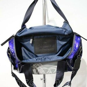 【USED】Vivienne Westwood HOLOGRAM DRUM BAG ヴィヴィアンウエストウッド ビビアン 青 【中古】 I-24-02-17-046-ba-HD-ZIの画像3