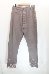 Vivienne Westwood MAN チノパン ヴィヴィアンウエストウッド 44 灰 【中古】 H-24-02-11-021-pa-OD-ZH