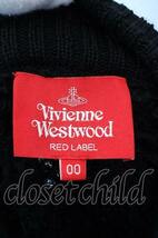 Vivienne Westwood ローゲージウールハーフジップニット ヴィヴィアンウエストウッド 00 ブラック 【中古】 O-24-04-21-023-to-YM-OS_画像8