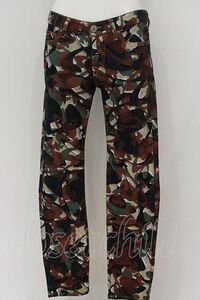 [Используется] Anglomania Orb Camoflage Pants Vivienn Westwood Vivian 25 Indigo x Red O-24-01-28-050-PA-IG-ZH