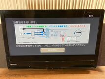 C/12 動作品 Panasonic パナソニック UN-19Z1D 液晶テレビ リモコン 付属あり_画像2