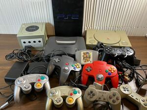 E/再38 ゲーム機 ジャンク まとめ PS PS2 NINTENDO64 GAMECUBE ロクヨン ゲームキューブ 任天堂 プレステ