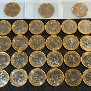 E/417 ブラジル リオデジャネイロ オリンピック 記念硬貨 27枚まとめ 1レアル コインの画像1