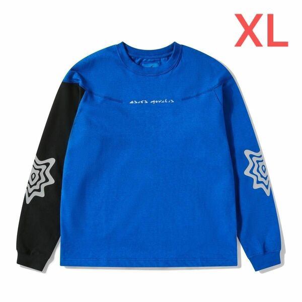 【新品/未使用】Asics novalis LONG SLEEVE blue