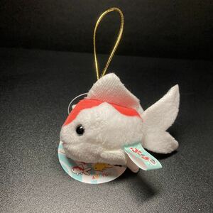 ぷちまる 彩り金魚 コメット マスコット ぬいぐるみ キーホルダー ストラップ 金魚 グッズ