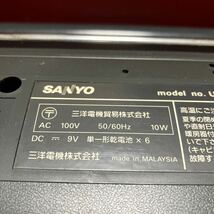 SANYO U4-W26 HIATACHI TRK-W4. SHARPQT-Y6(BK)ラジカセ _画像6