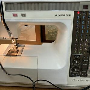 JANOME ミシン 6500 フットペダル付 ケース付 動作確認済みの画像9