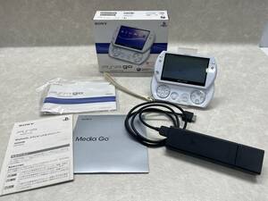 ★簡易動作確認済み★ #29465 SONY PSP go 本体 パールホワイト PSP-N1000 PW 16GB 中古 現状品