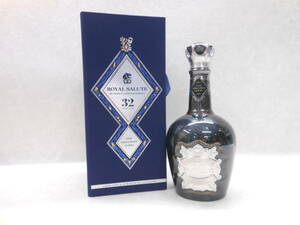 #28021 ロイヤルサルート 32年 プレシャス ジュエル ROYAL SALUTE THE PRECIOUS JEWEL 陶器ボトル 500ml スコッチ ウィスキー 未開栓 箱付