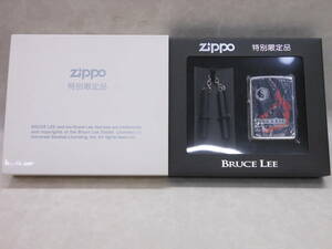 ▼未使用品▼#29388 ZIPPO / ジッポ ライター ブルースリー BRUCE LEE シリアルNo.0404 ヌンチャク付 2000年製 特別限定品 箱付 ジッポ―