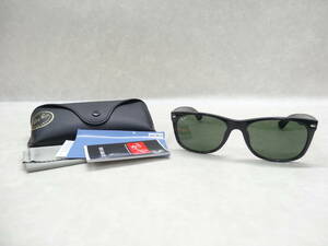 ☆春の紫外線対策に☆#29889 レイバン/Ray-Ban ニューウェイファーラー 901 RB2131-F 58□18 140 サングラス ブラック ケース付 現状品