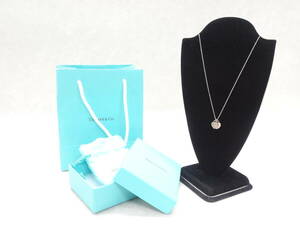 ☆ティファニー☆#29823 Tiffany&Co リターントゥティファニー ハートネックレス SV925 全長40.5㎝ 重さ2.6g 箱付 中古 現状品