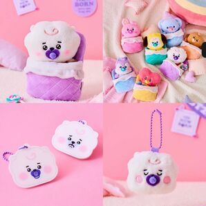 BT21 NEWBORN BABY ぬいぐるみ&キーリング RJ3点セット