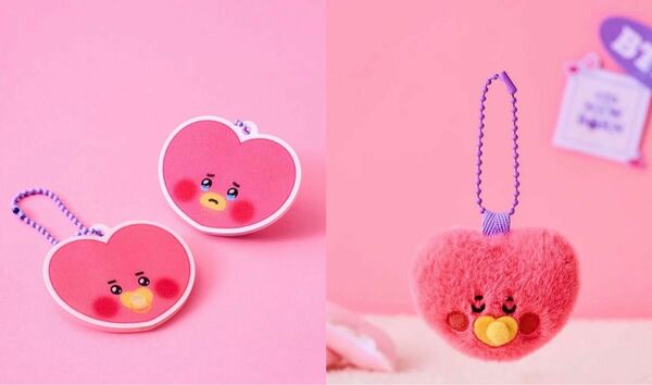 BT21 NEWBORN BABY キーリング 2点セット TATA