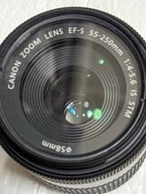 Canon キャノン ZOOM LENS EF-S 55-250mm 1:4-5.6 IS STM レンズ 動作未確認 現状品 ジャンク品/1円〜_画像6