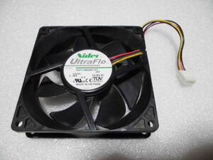 【動作品】Nidec UltraFlo デスクトップ冷却ファンT92T12MS4A7-57 J57 12V/0.36A 92×92×25ｍｍ 