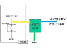 大好評【これは便利】バック連動 【ハザード点滅ユニット】_画像2