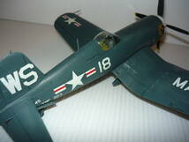 完成品　1/48　F4u-4　コルセア　アメリカ海兵隊　ハセガワキット_画像3