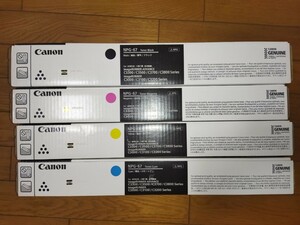 ★送料無料　Canon　キャノン　トナーカートリッジ　NPG-67シアン/マゼンタ/イエロー/ブラック　計4色４本セット ★