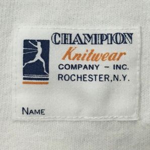 送料込 champion 復刻 ランナーズタグ フットボールT Lサイズ USED チャンピオン Tシャツ ランタグ ランナータグ アメカジ 古着 ビンテージの画像8