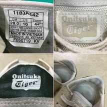 オニツカタイガー HSINTI 1183A442 US10 ベージュ USED Onitsuka Tiger へシンティ 28cm ローカット スニーカー アメカジ 古着 asics_画像9