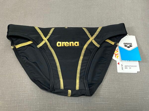 新品 arena 水着 黒 28