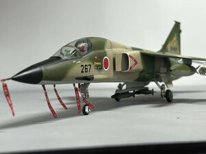 ★1/72 三菱　F-1 戦闘機　航空自衛隊迷彩機　ガラスコーティング施工　プラモデル完成品