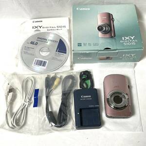 ジャンク Canon IXY DIGITAL 510 IS PC1356 デジタルカメラ バッテリーチャージャー CD-2LV 取説 他付属品 (r757)