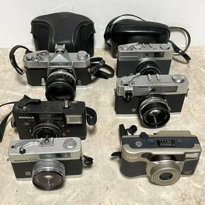 KONICA フィルムカメラ まとまて C35/C35 EF/FT A/Auto S/EE matic/Z-up 150 VP (r779)