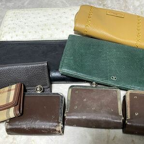 ブランド 財布 カードケース キーケース まとめて 大量 COACH/HERMES/GUCCI/POLA/ALPHA CUBLIC/Dakota/Feragamo 他 (r770)の画像4