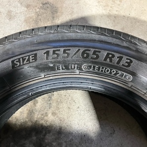 静岡発☆ 最終出品 再出品無し 軽自動車サイズ BRIDGESTONE NEXTRY 155/65R13 2021年製 180サイズ 1個口発送 ※商品説明必読の画像7