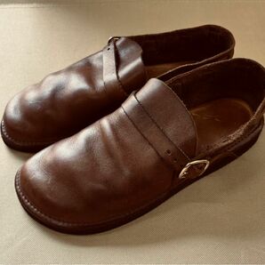 Aurora shoes #Middle English brown レザーシューズ