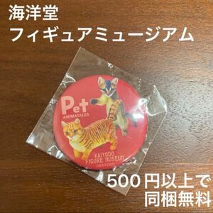 海洋堂フィギュアミュージアム　缶バッジ　Pet ANIMATALES 猫