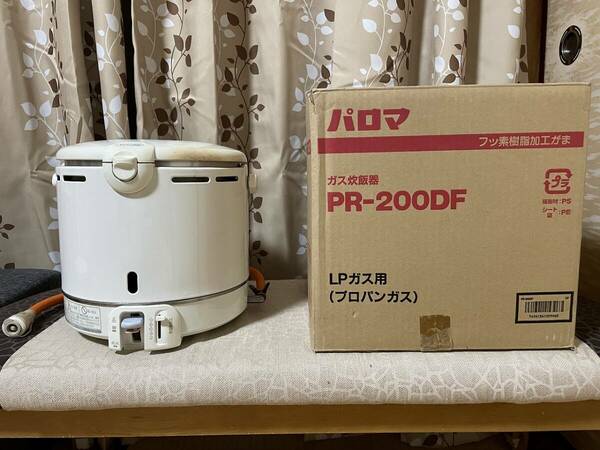 【送料無料】パロマ　PR-200DF　LPガス　プロパンガス　１０合　一升炊き　中古品