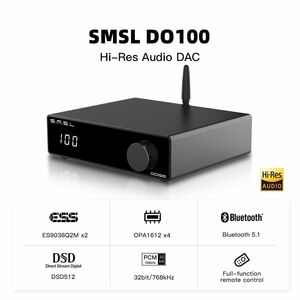 【ほぼ新品】オーディオ DAC SMSL DO100 Bluetooth 対応